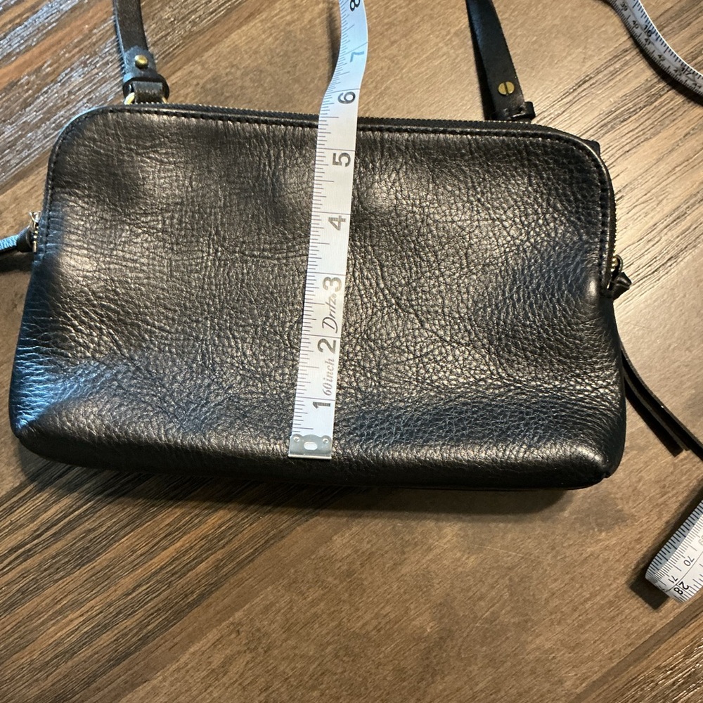 Madewell Black Leather Crossbody Bag - Picture 10 of 12